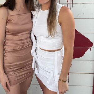 Cascading Ruffle Set Top and Skort